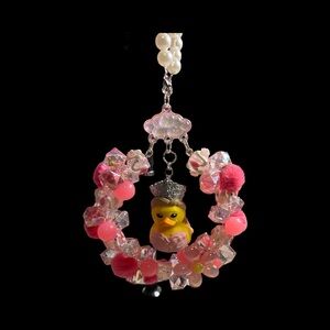 Glenda Wicked Duck Rearview Mirror Hanger